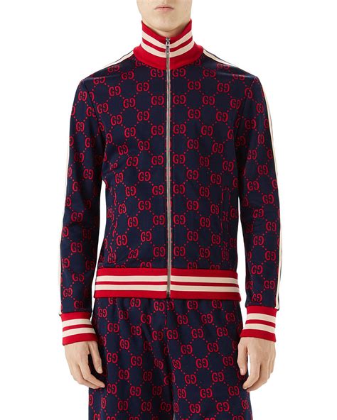 red gucci suit jacket|gucci gg print jacket men's.